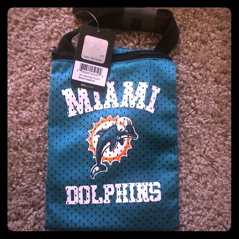 Miami Dolphins Pouch NWT